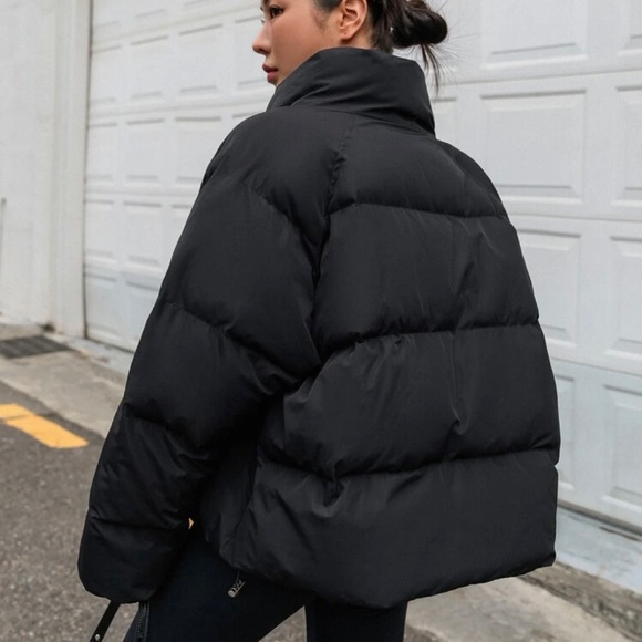 Black Puffer Jacket - Picture 2 of 11